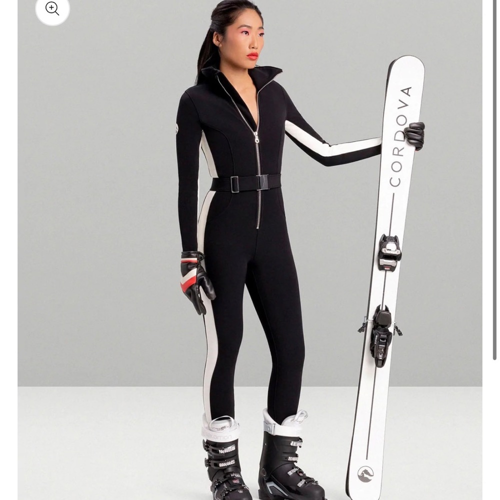 Cordova: Ski Suit, Black, NWT, Small, In Boot.